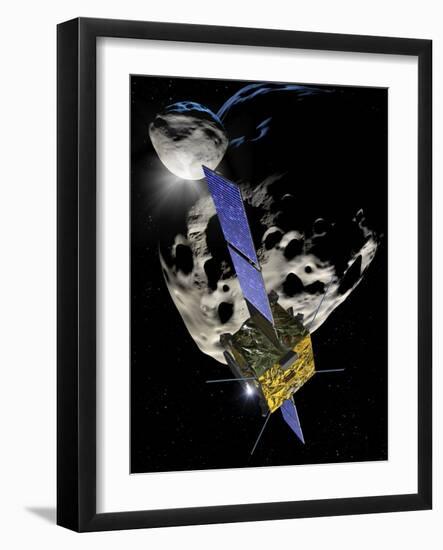 Asteroid Impact Mission-null-Framed Photographic Print