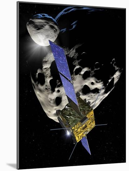 Asteroid Impact Mission-null-Mounted Photographic Print