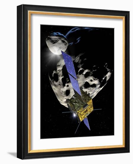 Asteroid Impact Mission-null-Framed Photographic Print