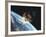 Asteroid in Front of the Earth-Stocktrek Images-Framed Photographic Print