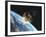 Asteroid in Front of the Earth-Stocktrek Images-Framed Photographic Print