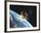 Asteroid in Front of the Earth-Stocktrek Images-Framed Photographic Print