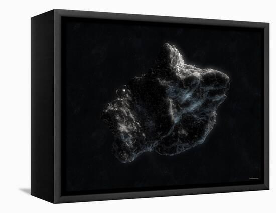 Asteroid in Space-Stocktrek Images-Framed Premier Image Canvas