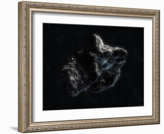 Asteroid in Space-Stocktrek Images-Framed Photographic Print
