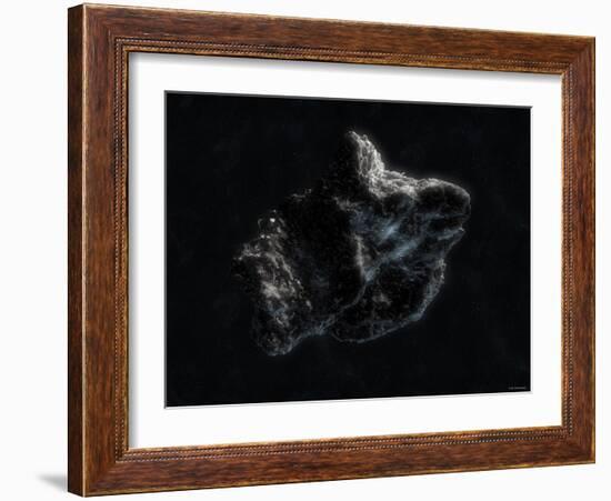 Asteroid in Space-Stocktrek Images-Framed Photographic Print