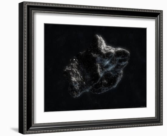 Asteroid in Space-Stocktrek Images-Framed Photographic Print