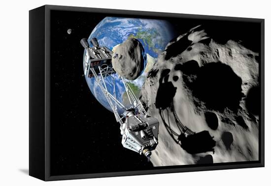 Asteroid Mining-null-Framed Premier Image Canvas