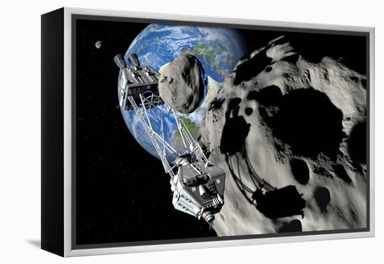 Asteroid Mining-null-Framed Premier Image Canvas