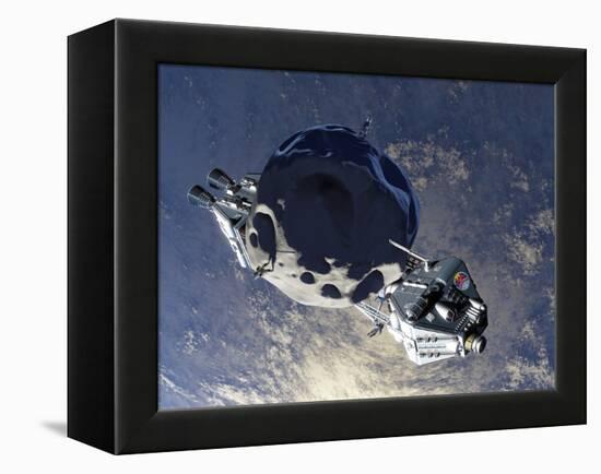 Asteroid Mining-null-Framed Premier Image Canvas