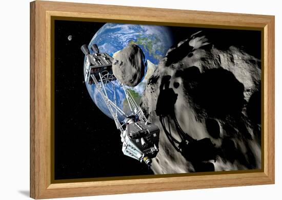 Asteroid Mining-null-Framed Premier Image Canvas