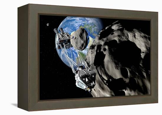 Asteroid Mining-null-Framed Premier Image Canvas