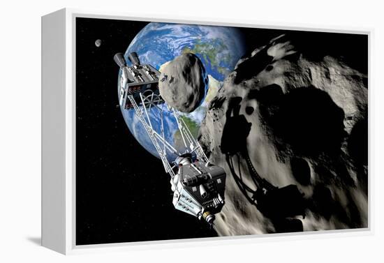 Asteroid Mining-null-Framed Premier Image Canvas