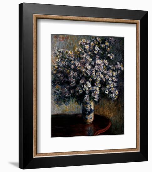 Asters, 1880-Claude Monet-Framed Art Print