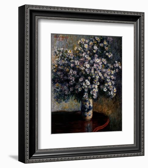 Asters, 1880-Claude Monet-Framed Art Print