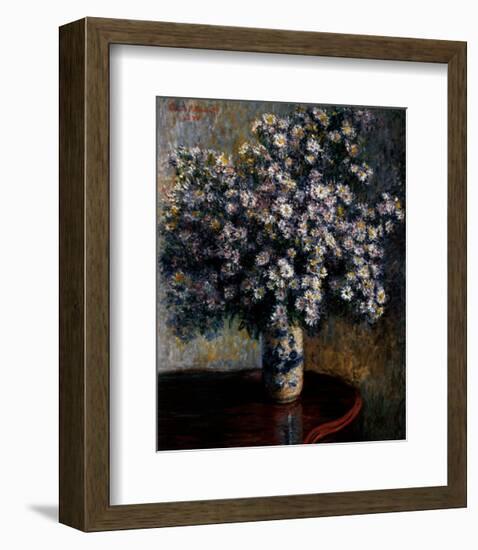 Asters, 1880-Claude Monet-Framed Art Print