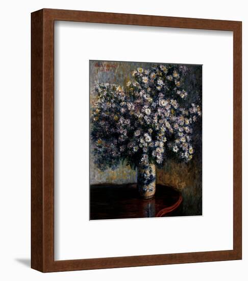 Asters, 1880-Claude Monet-Framed Art Print