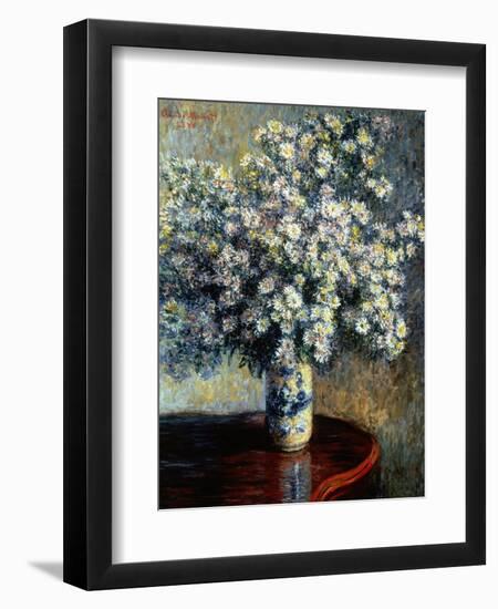 Asters, 1880-Claude Monet-Framed Premium Giclee Print