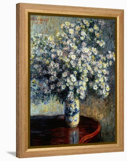 Asters, 1880-Claude Monet-Framed Premier Image Canvas