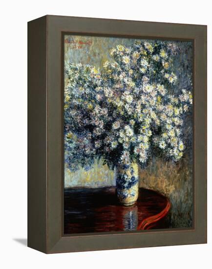 Asters, 1880-Claude Monet-Framed Premier Image Canvas