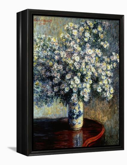 Asters, 1880-Claude Monet-Framed Premier Image Canvas