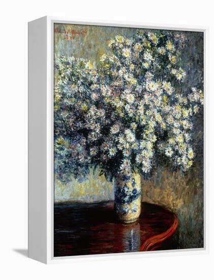 Asters, 1880-Claude Monet-Framed Premier Image Canvas