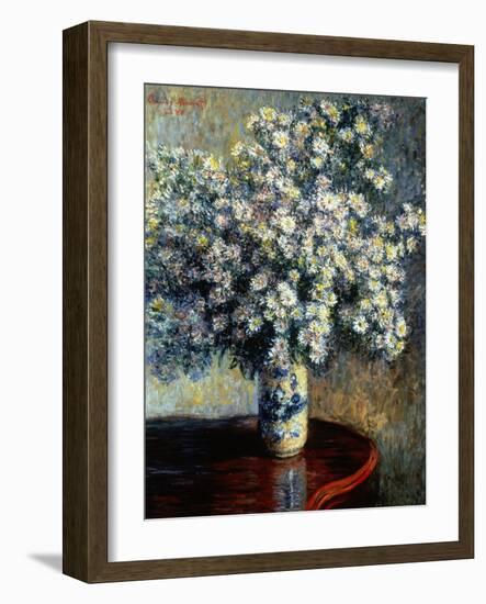 Asters, 1880-Claude Monet-Framed Giclee Print