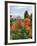 Asters and Dovecote in Gardens of Chateau de Cormatin, Burgundy, France-Lisa S. Engelbrecht-Framed Photographic Print