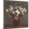 Asters in a Vase, 1875-Ignace Henri Jean Fantin-Latour-Mounted Giclee Print