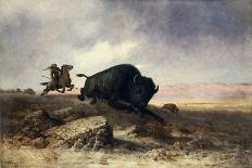 Buffalo Hunt-Astley David Middleton Cooper-Premier Image Canvas