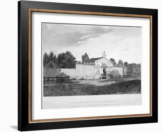 Astley's Amphitheatre, Westminster Bridge Road, Lambeth, London, C1825-Charles John Smith-Framed Giclee Print