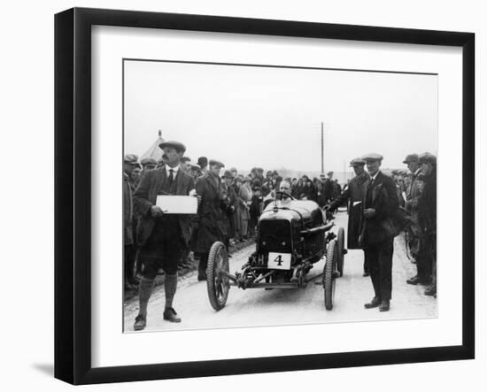 Aston Martin at a Motor Racing Event, 1922-null-Framed Photographic Print