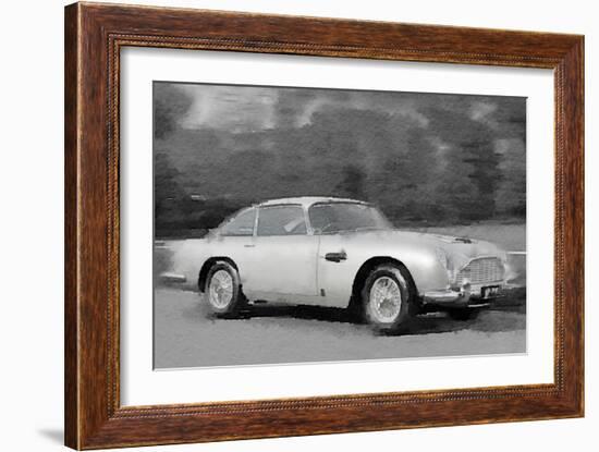 Aston Martin DB5 Watercolor-NaxArt-Framed Art Print