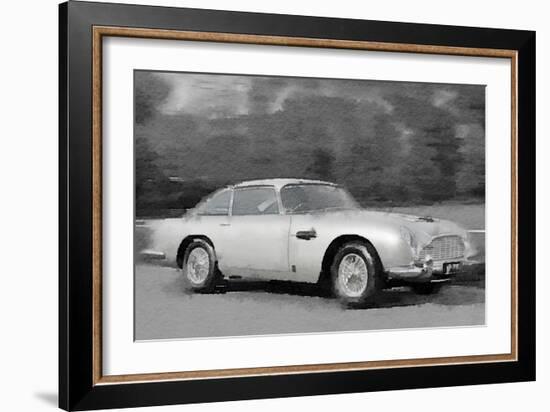 Aston Martin DB5 Watercolor-NaxArt-Framed Art Print