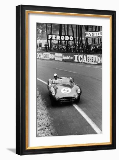 Aston Martin DBR1 in Action, Le Mans 24 Hours, France, 1959-Maxwell Boyd-Framed Photographic Print