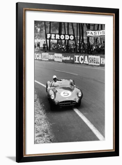 Aston Martin DBR1 in Action, Le Mans 24 Hours, France, 1959-Maxwell Boyd-Framed Photographic Print