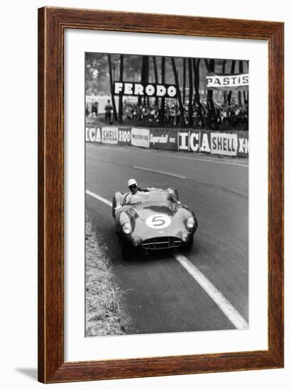 Aston Martin DBR1 in Action, Le Mans 24 Hours, France, 1959-Maxwell Boyd-Framed Photographic Print