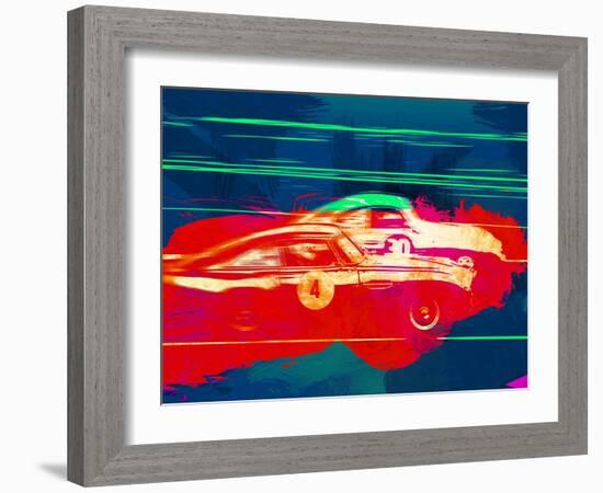 Aston Martin Vs Porsche-NaxArt-Framed Art Print