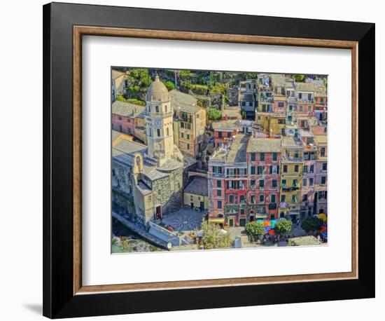 Astonishing Vernazza Cinque Terre Italy I-Markus Bleichner-Framed Art Print