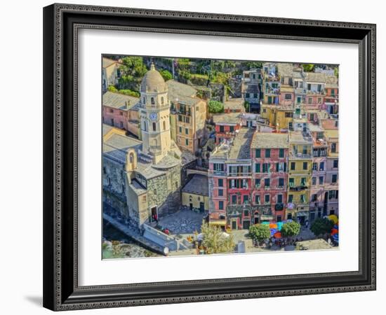 Astonishing Vernazza Cinque Terre Italy I-Markus Bleichner-Framed Art Print