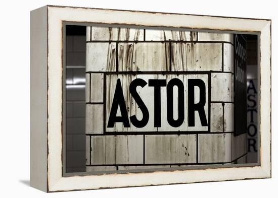 Astor Place Subway Station NYC-null-Framed Stretched Canvas
