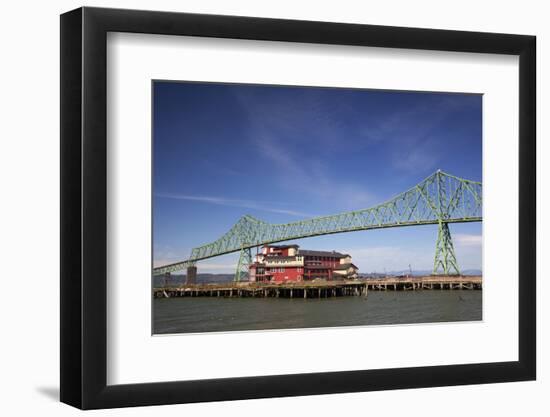 Astoria-Melger Bridge, Cannery Pier Hotel on the Columbia River, Astoria, Oregon, USA-Jamie & Judy Wild-Framed Photographic Print