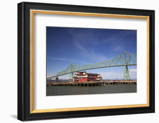 Astoria-Melger Bridge, Cannery Pier Hotel on the Columbia River, Astoria, Oregon, USA-Jamie & Judy Wild-Framed Photographic Print