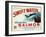 Astoria, Oregon - Thompson's Swift Water Salmon Label-Lantern Press-Framed Art Print