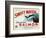 Astoria, Oregon - Thompson's Swift Water Salmon Label-Lantern Press-Framed Art Print