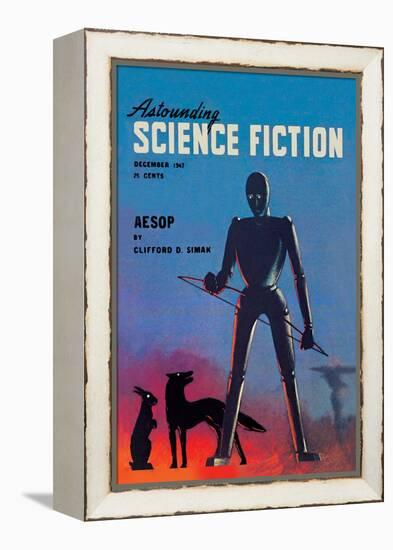 Astounding Science Fiction, December 1947-null-Framed Stretched Canvas