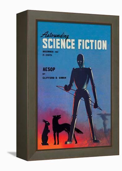 Astounding Science Fiction, December 1947-null-Framed Stretched Canvas