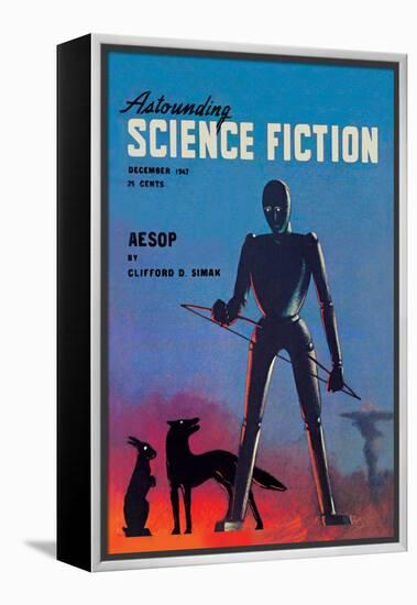 Astounding Science Fiction, December 1947-null-Framed Stretched Canvas