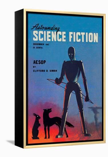 Astounding Science Fiction, December 1947-null-Framed Stretched Canvas