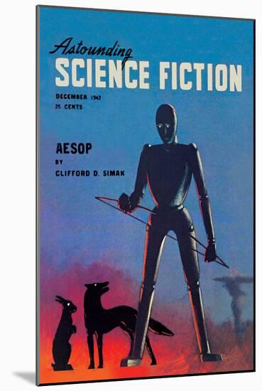 Astounding Science Fiction, December 1947-null-Mounted Art Print