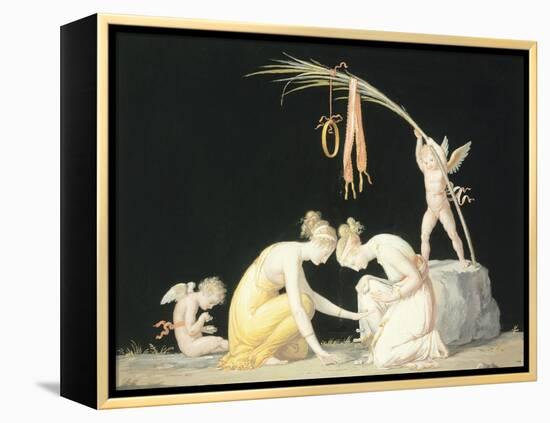 Astragals Players-Antonio Canova-Framed Premier Image Canvas